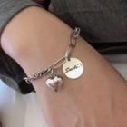 925 Sterling Silver Coin Bracelet S925 Sterling Silver - Silver - One Size
