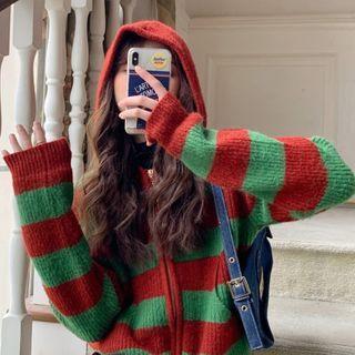 Striped Sweater / Knit Hoodie
