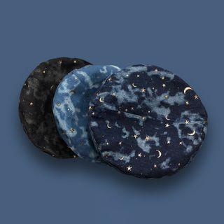 Embroidered Denim Beret