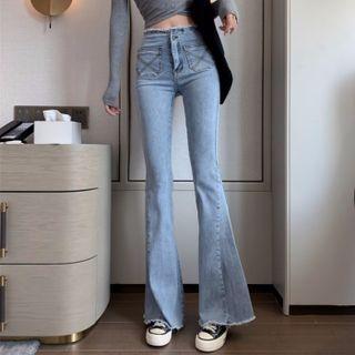 High Waist Flare Jeans
