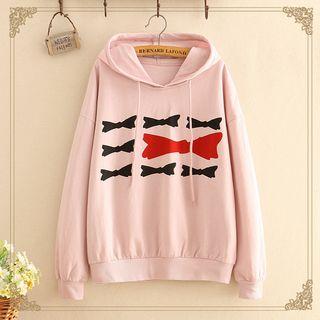 Printed Long-sleeve Thin Sweater