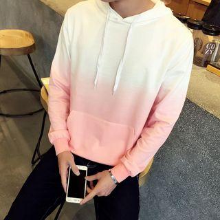 Dip-dye Hooded Pullover