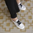 Contrast-trim Backless Sneakers