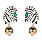 Zebra Earrings  - One Size