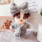 Doll Plain Bow Headband / Robe / Set