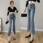 Embellished Boot-cut Jeans