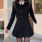 Shirt / A-line Skirt / Cardigan