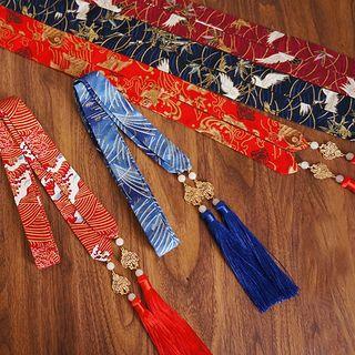 Printed Tassel Headband