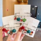 Holiday Charm Safety Pin
