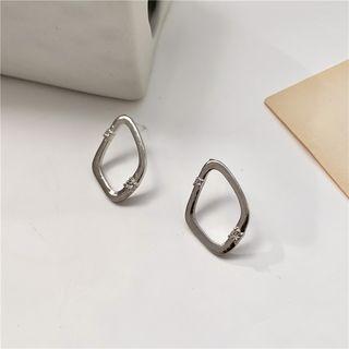 Irregular Alloy Earring 1 Pair - Silver - One Size
