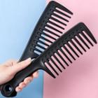Plastic Hair Comb Black - One Size