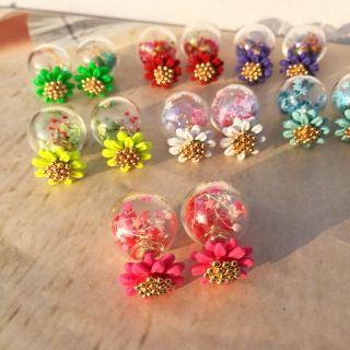 Beaded Floral Earrings