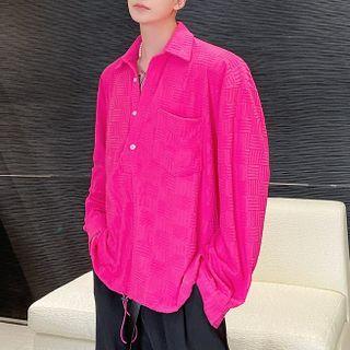 Pattern Shirt Jacket