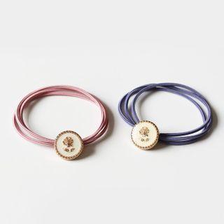 Rose Disc Hair Tie