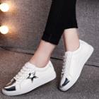 Chrome Toe Cap Sneakers