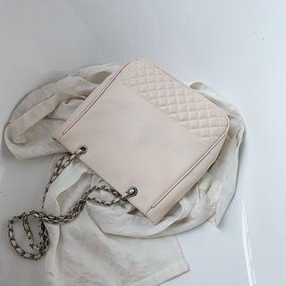 Quilted Panel Chain Shoulder Bag