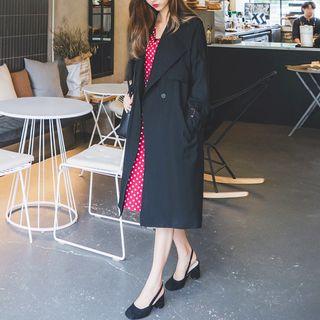 Two-button Double-breasted Trench Coat