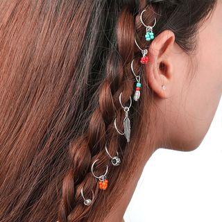 Set Of 8: Hair Ring 3570 - One Size