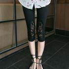 Cropped Lace Leggings