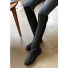 Flat-heel Knee-length Boots