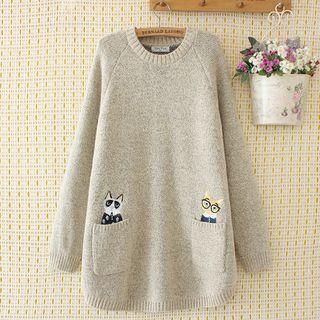 Cat Long-sleeve Pullover