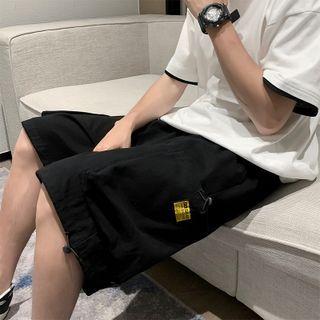 Pocket-detail Wide Leg Cargo Shorts