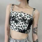 Leopard Cropped Camisole Top Leopard - Top - One Size