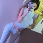 Sleeveless Fitted Crop Top White - One Size