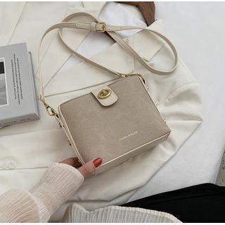 Breasted-accent Crossbody Bag