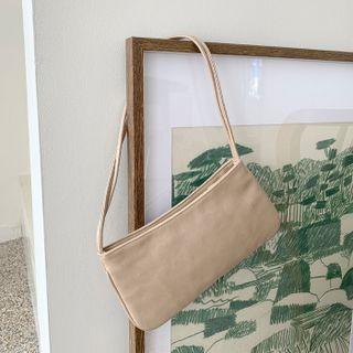 Double-strap Zipped Shoulder Bag