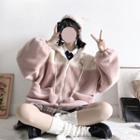 Fleece Two Zip Hoodie
