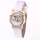 Embellished Cat Strap Watch