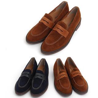 Faux-suede Loafers