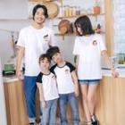 Family Matching Short-sleeve Cartoon Print T-shirt