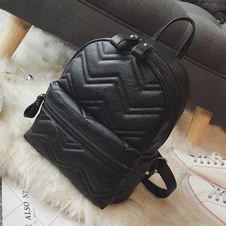Chevron Patterned Backpack