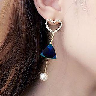 Tasseled Pearl Drop Earring