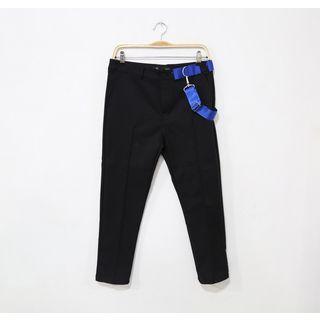 Paneled Cropped Pants