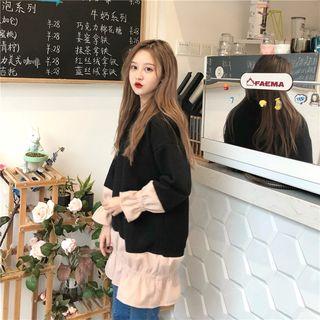Gather Hem Panel Loose-fit Top