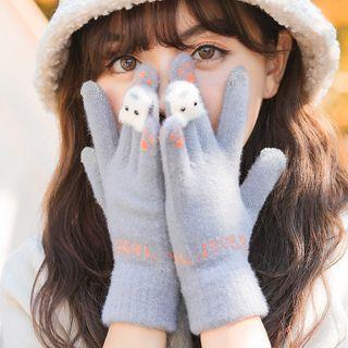 Bear Knit Gloves