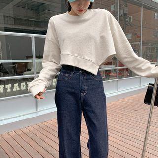 Cutout-side Cropped Sweatshirt