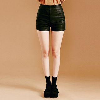Zip-side Coated Shorts