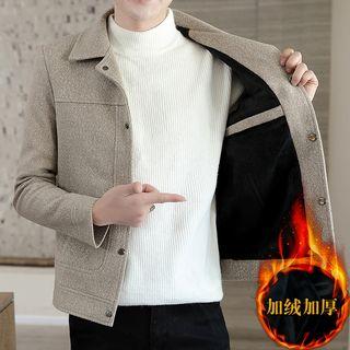 Single-breasted Thick Jacket