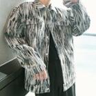 Long Sleeve Tie Dye Oversized Shirt