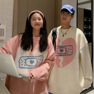 Couple Matching Broken Heart Sweater