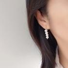 Faux Pearl Ear Stud / Clip On Earring