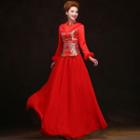 Long Sleeve Wedding Cheongsam