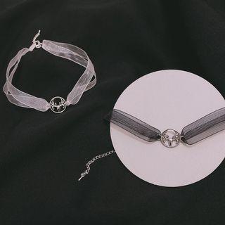 Deer Alloy Mesh Choker