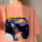 Rocket Print Short-sleeve T-shirt