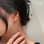 Alloy Cuff Earring 1 Pair - As Shown In Figure - One Size