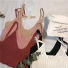 Ribbed Crop Camisole